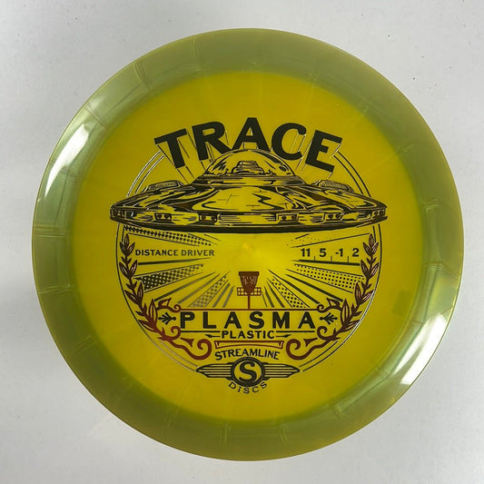 Streamline Discs Trace | Plasma | Green/Gold 174g Disc Golf