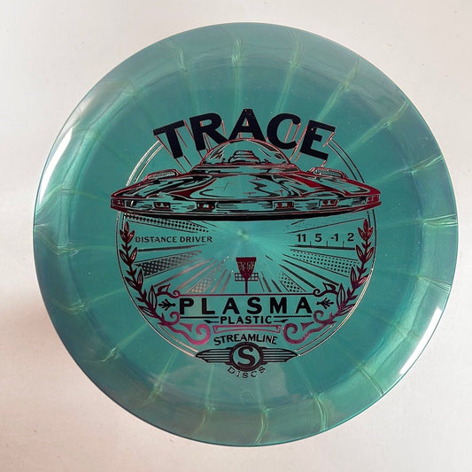 Streamline Discs Trace | Plasma | Green/Red 168g Disc Golf