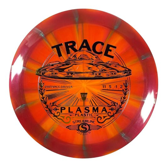 Streamline Discs Trace | Plasma | Red/Gold 167g Disc Golf