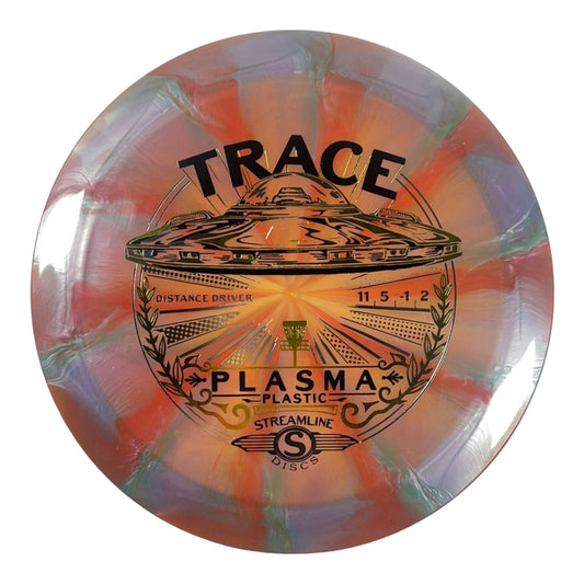 Streamline Discs Trace | Plasma | Red/Gold 169g Disc Golf