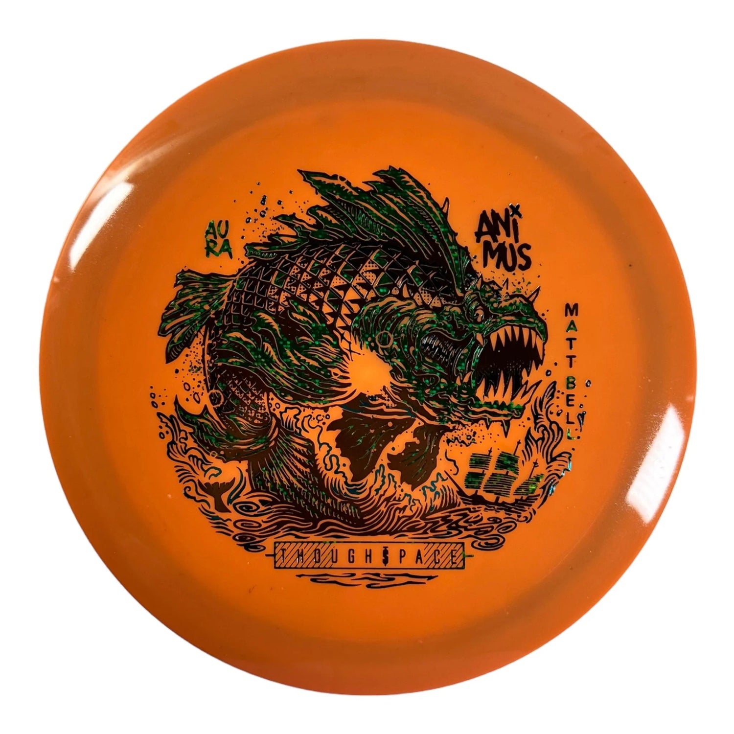 Thought Space Athletics Animus | Aura | Orange/Green 174g (Matt Bell) Disc Golf