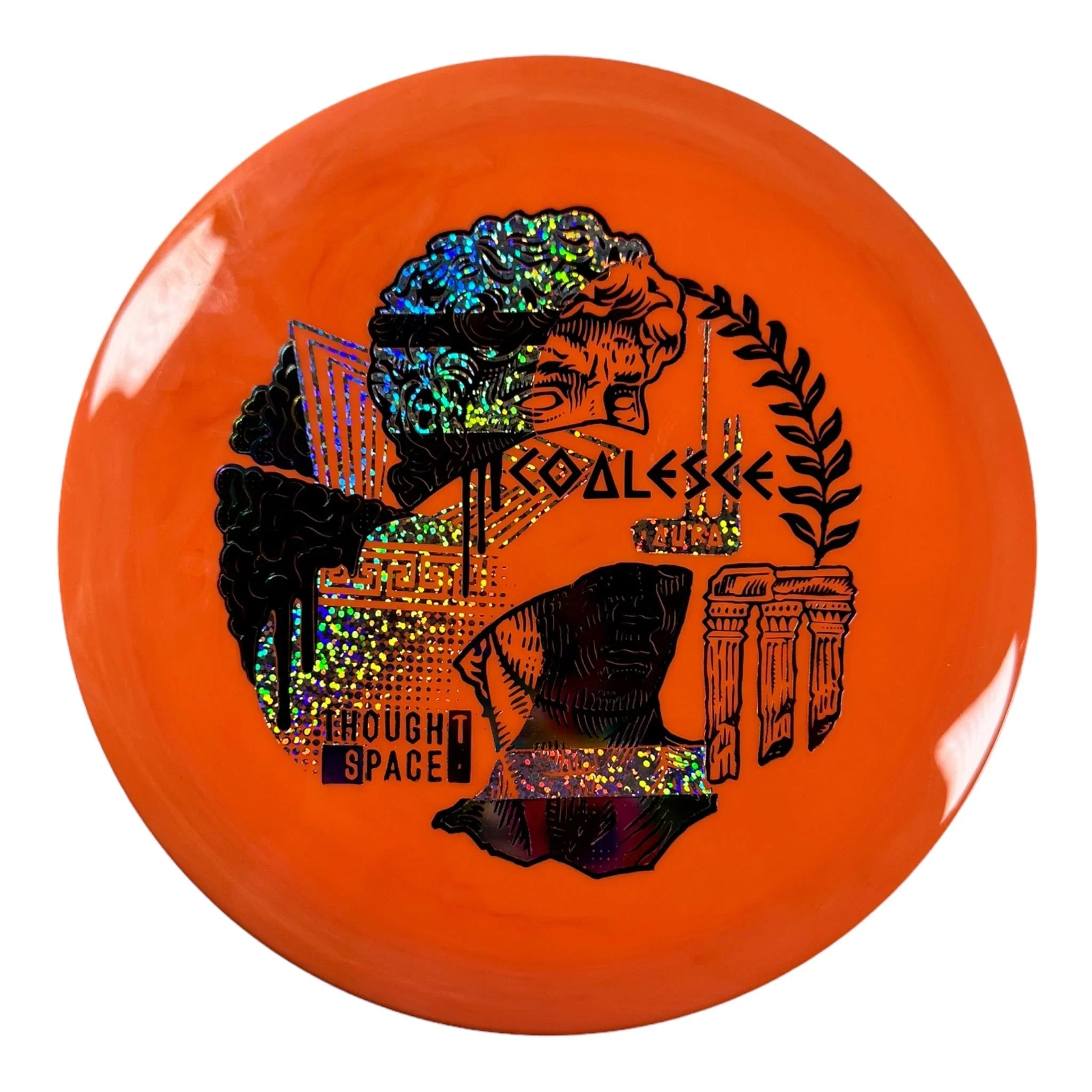 Thought Space Athletics Coalesce | Aura | Orange/Rainbow 167 - 168g Disc Golf