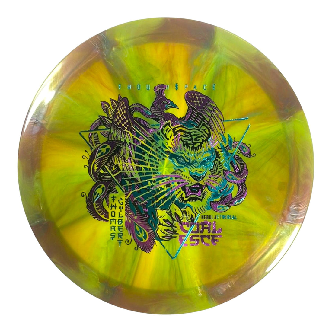 Thought Space Athletics Coalesce | Nebula Ethereal | Gold/Purple 173g (Thomas Gilbert) Disc Golf