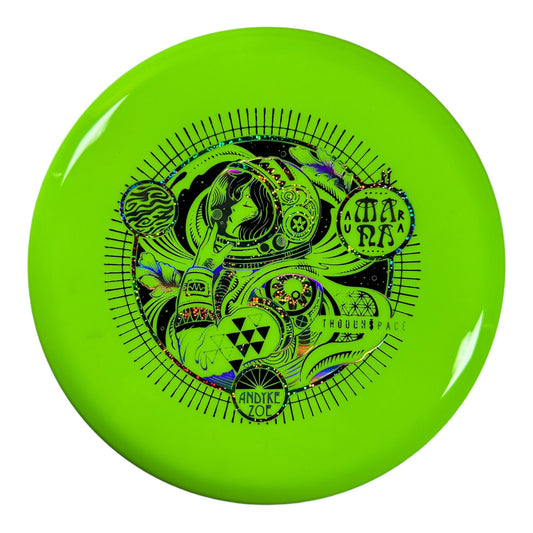 Thought Space Athletics Mana | Aura | Neon Green/Rainbow 177g (Zoe Andyke) Disc Golf