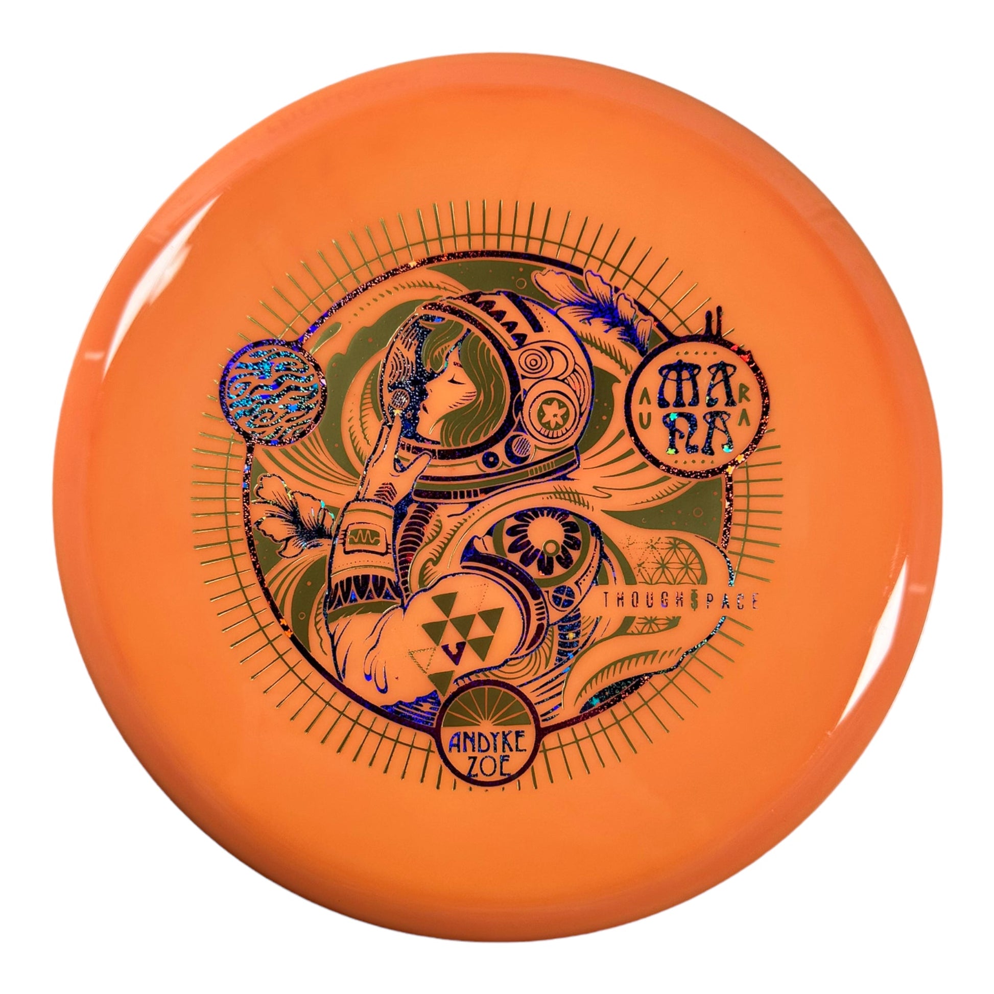 Thought Space Athletics Mana | Aura | Orange/Purple 173g (Zoe Andyke) Disc Golf