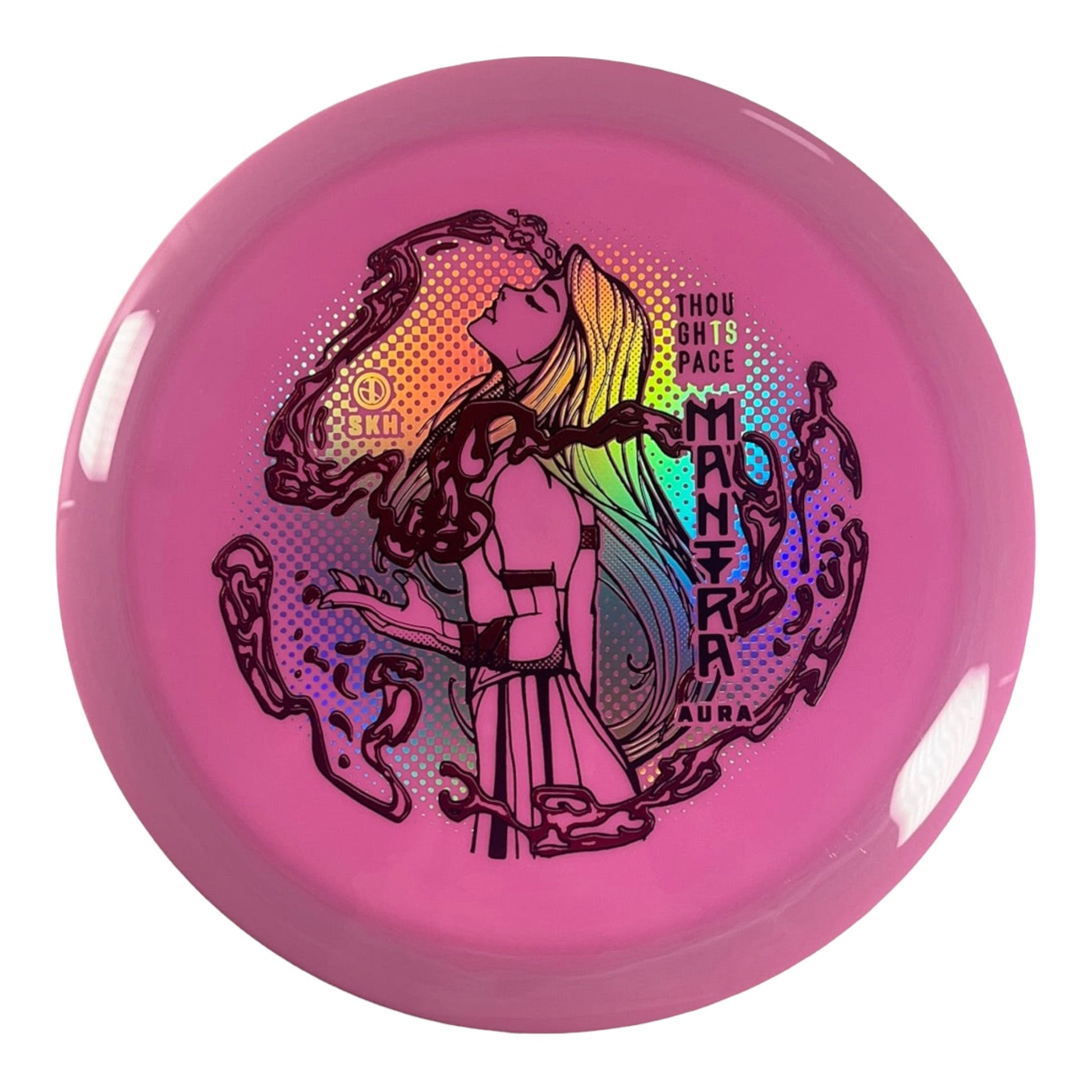 Thought Space Athletics Mantra | Aura | Pink/Red 175g Disc Golf
