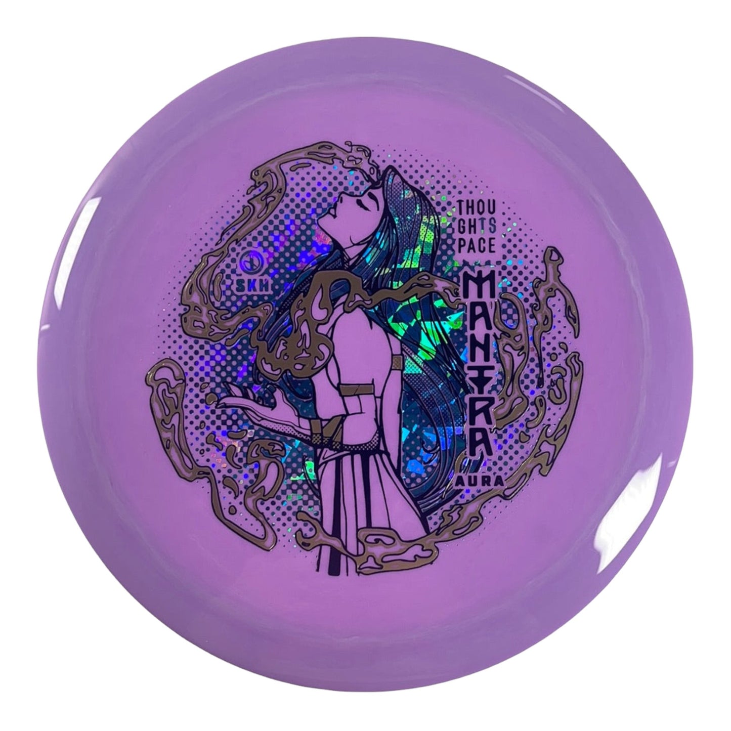 Thought Space Athletics Mantra | Aura | Purple/Blue Holo 174g Disc Golf