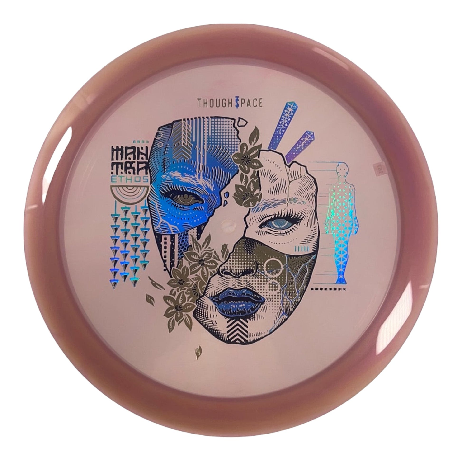 Thought Space Athletics Mantra | Ethos | Pink/Blue Holo 167g Disc Golf