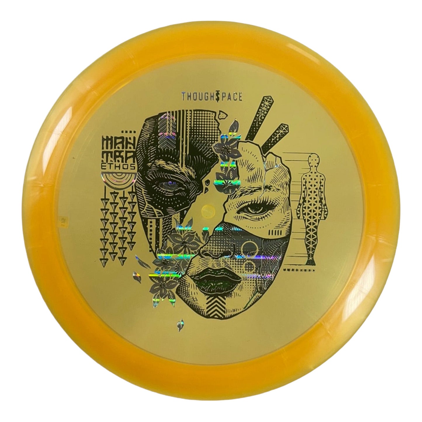 Thought Space Athletics Mantra | Ethos | Yellow/Green 175g Disc Golf