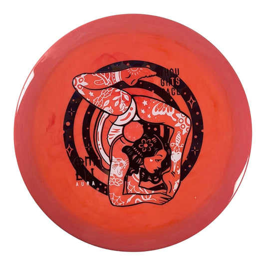 Thought Space Athletics Omen | Aura | Red/Dots 166g Disc Golf