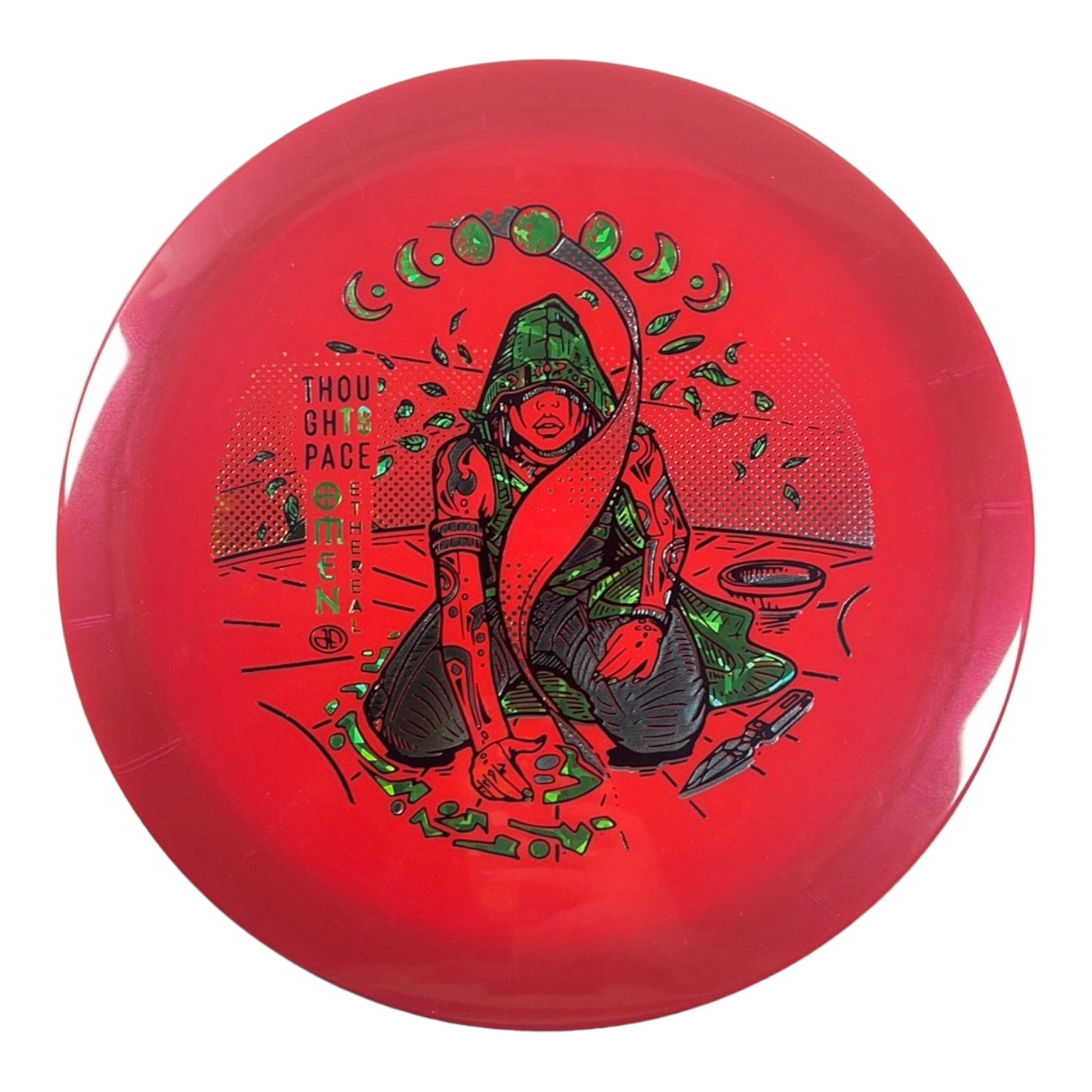 Thought Space Athletics Omen | Ethereal | Red/Green 168g Disc Golf