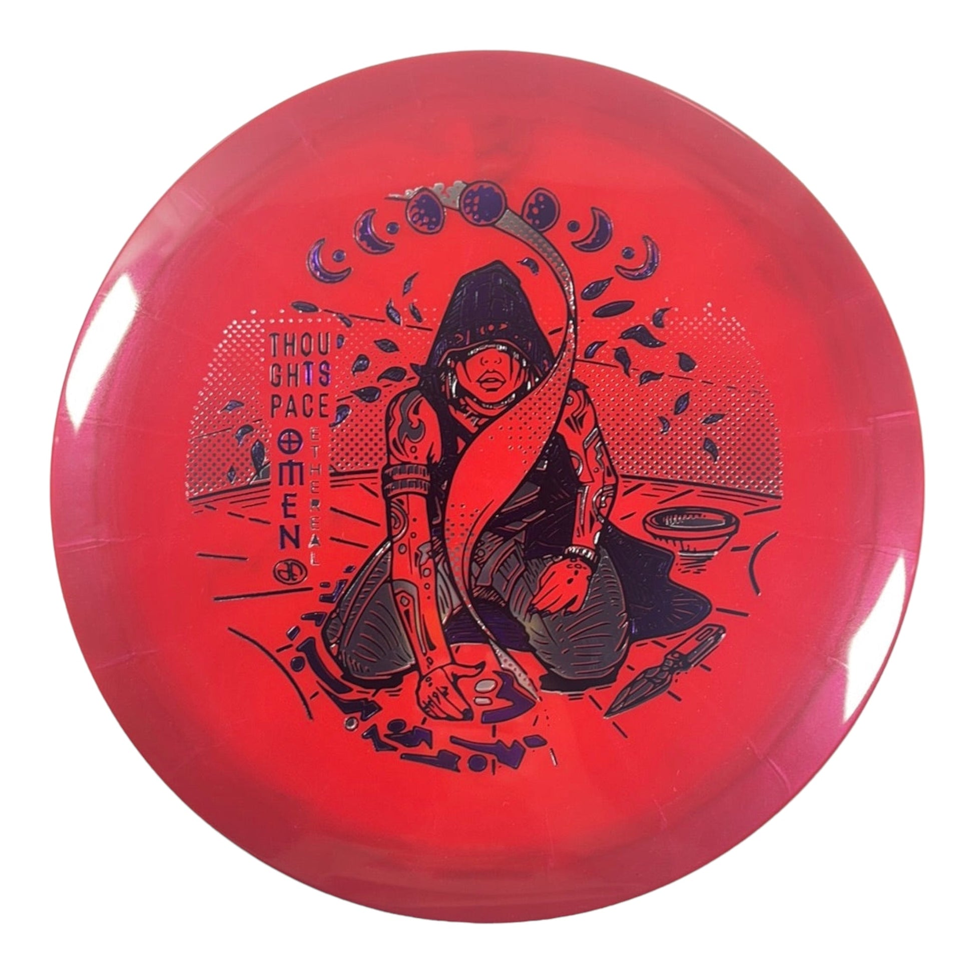 Thought Space Athletics Omen | Ethereal | Red/Purple 175g Disc Golf