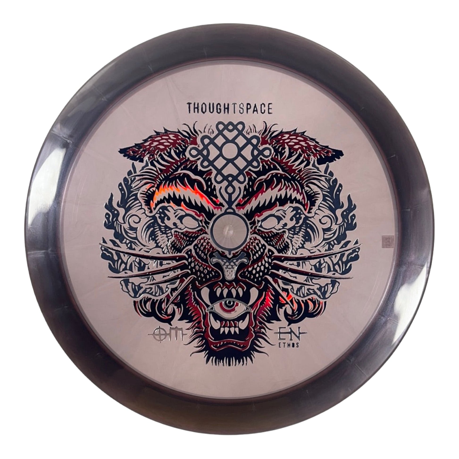 Thought Space Athletics Omen | Ethos | Grey/Red 172g Disc Golf