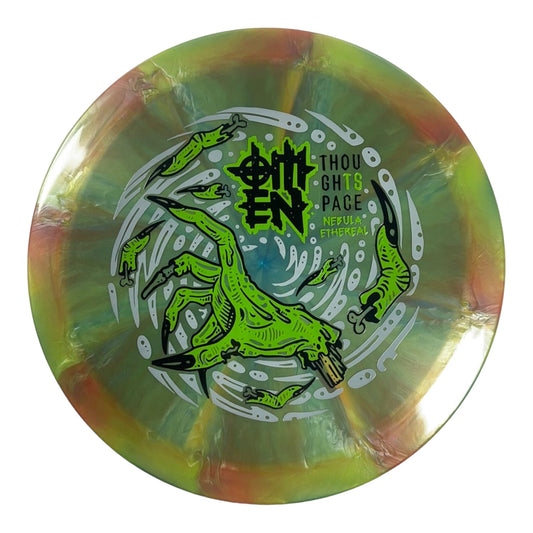 Thought Space Athletics Omen | Nebula Ethereal | Green/Green 174g Disc Golf