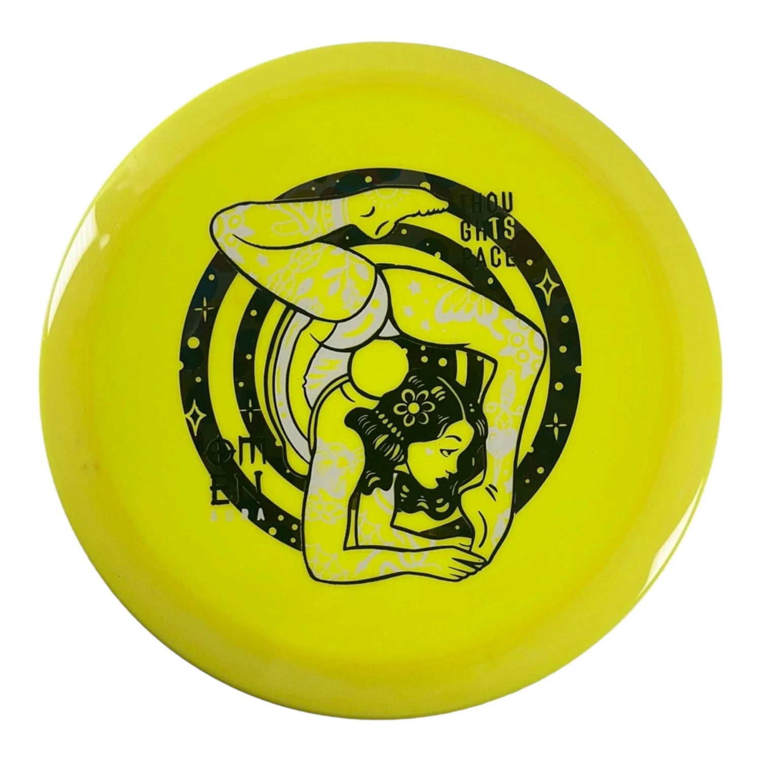 Thought Space Athletics Omen | Aura | Yellow/White 167g Disc Golf