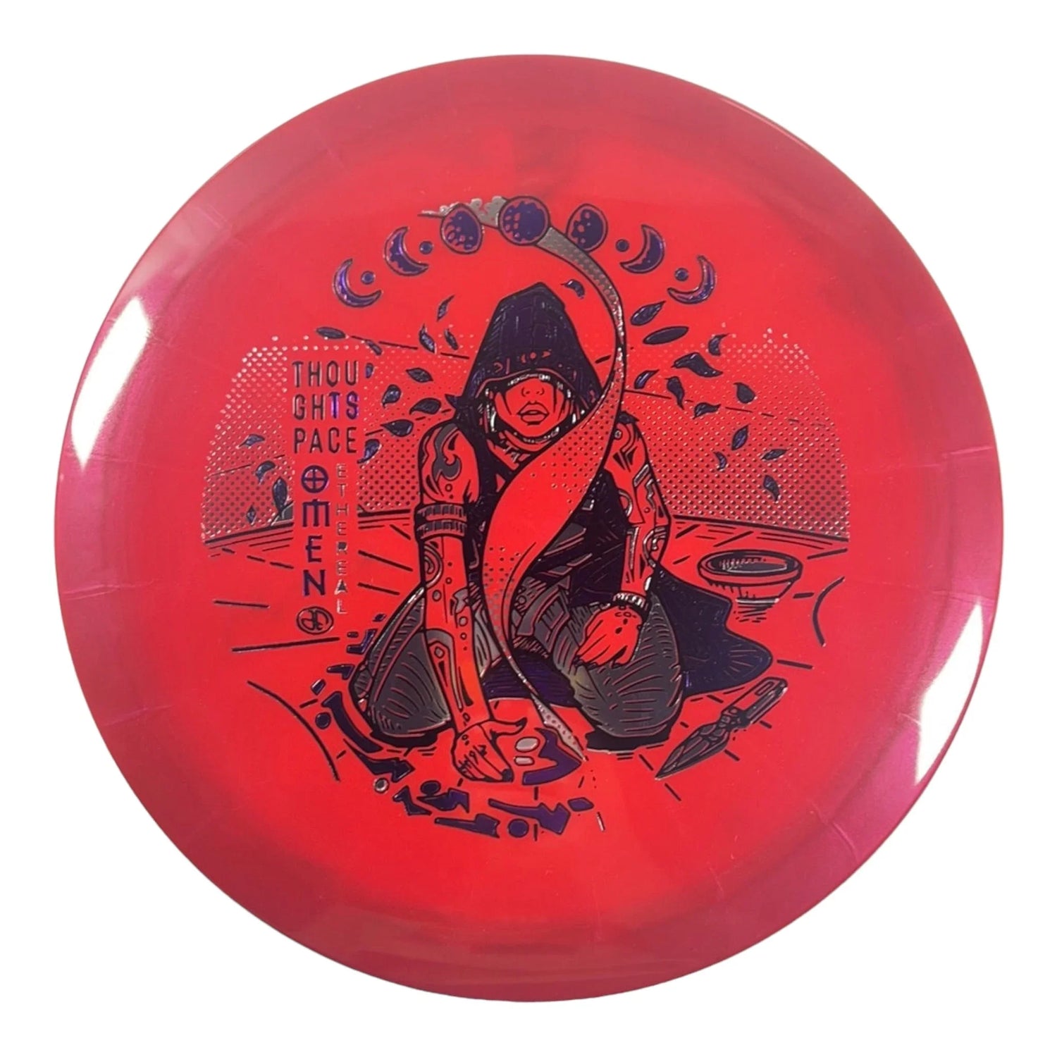 Thought Space Athletics Omen | Ethereal | Red/Purple 173 - 175g Disc Golf
