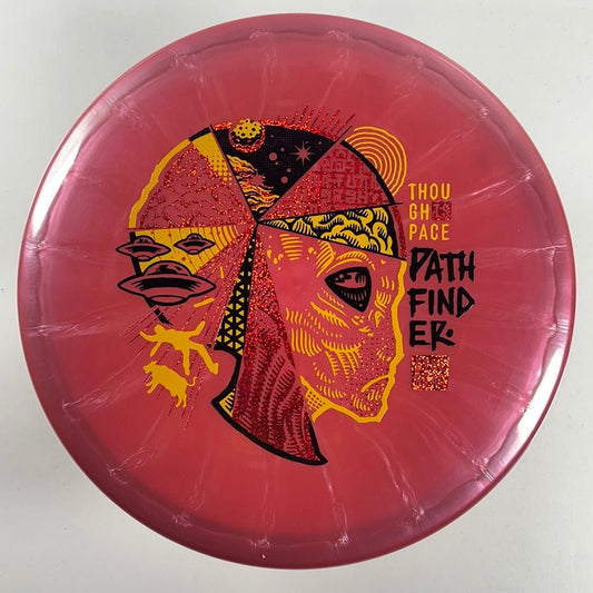 Thought Space Athletics Pathfinder | Ethereal | Pink/Red 176g Disc Golf