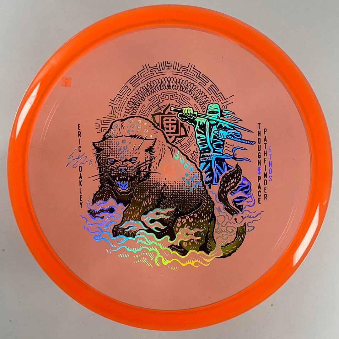 Thought Space Athletics Pathfinder | Ethos | Orange/Gold 176g (Eric Oakley) Disc Golf