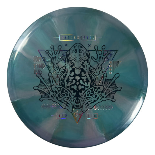 Thought Space Athletics Pathfinder | Nebula Ethereal | Blue/Rainbow 176g Disc Golf