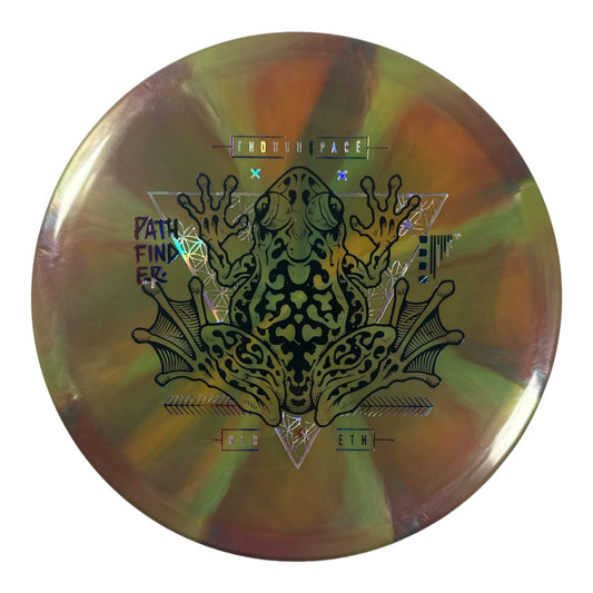 Thought Space Athletics Pathfinder | Nebula Ethereal | Gold/Rainbow 176g Disc Golf
