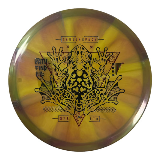 Thought Space Athletics Pathfinder | Nebula Ethereal | Gold/Red 177g Disc Golf