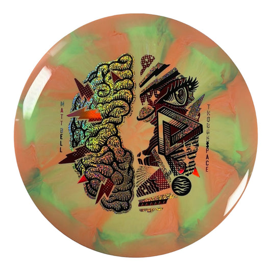 Thought Space Athletics Synapse | Nebula Aura | Orange/Red 175g (Matt Bell) Disc Golf