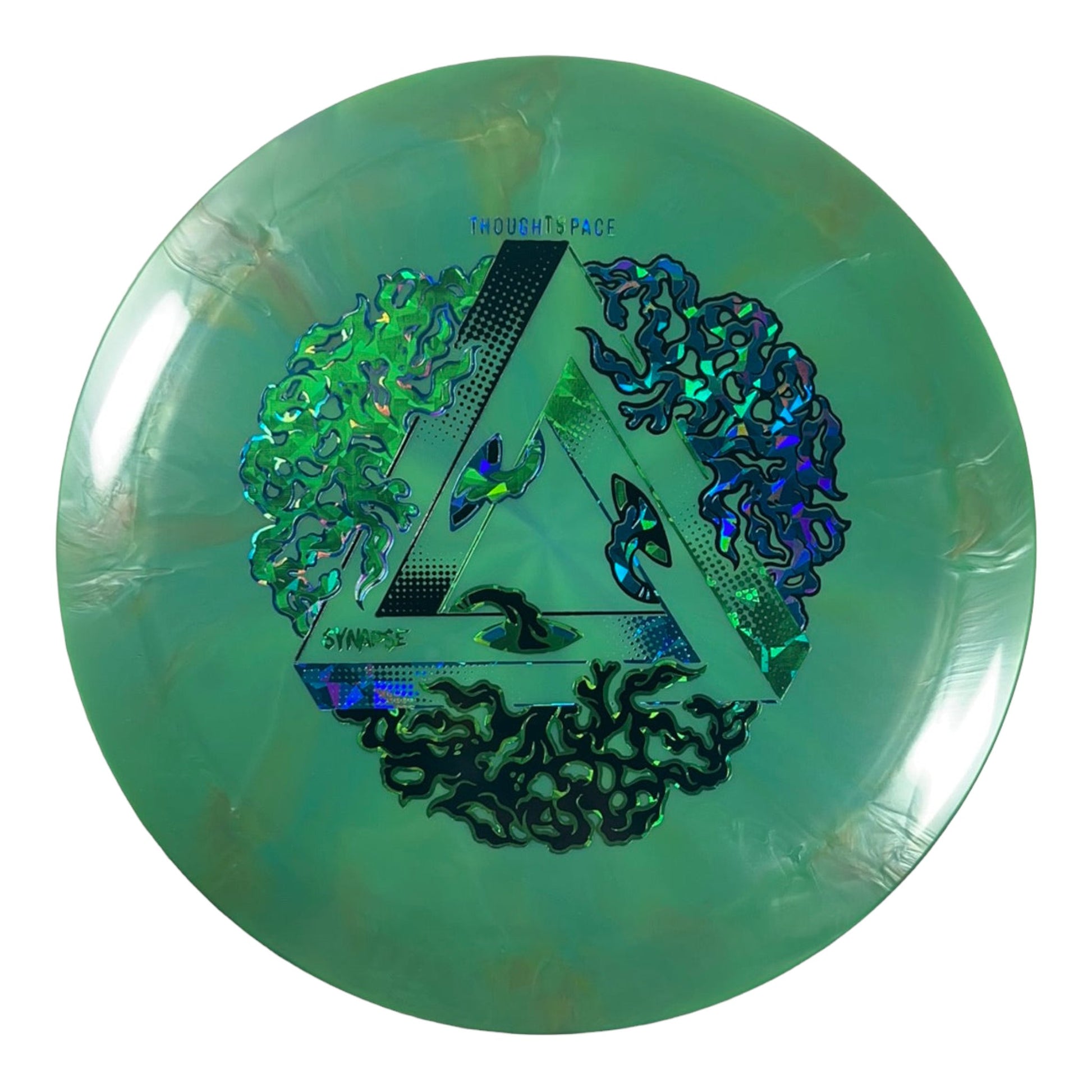 Thought Space Athletics Synapse | Nebula Ethereal | Green/Green 174g Disc Golf
