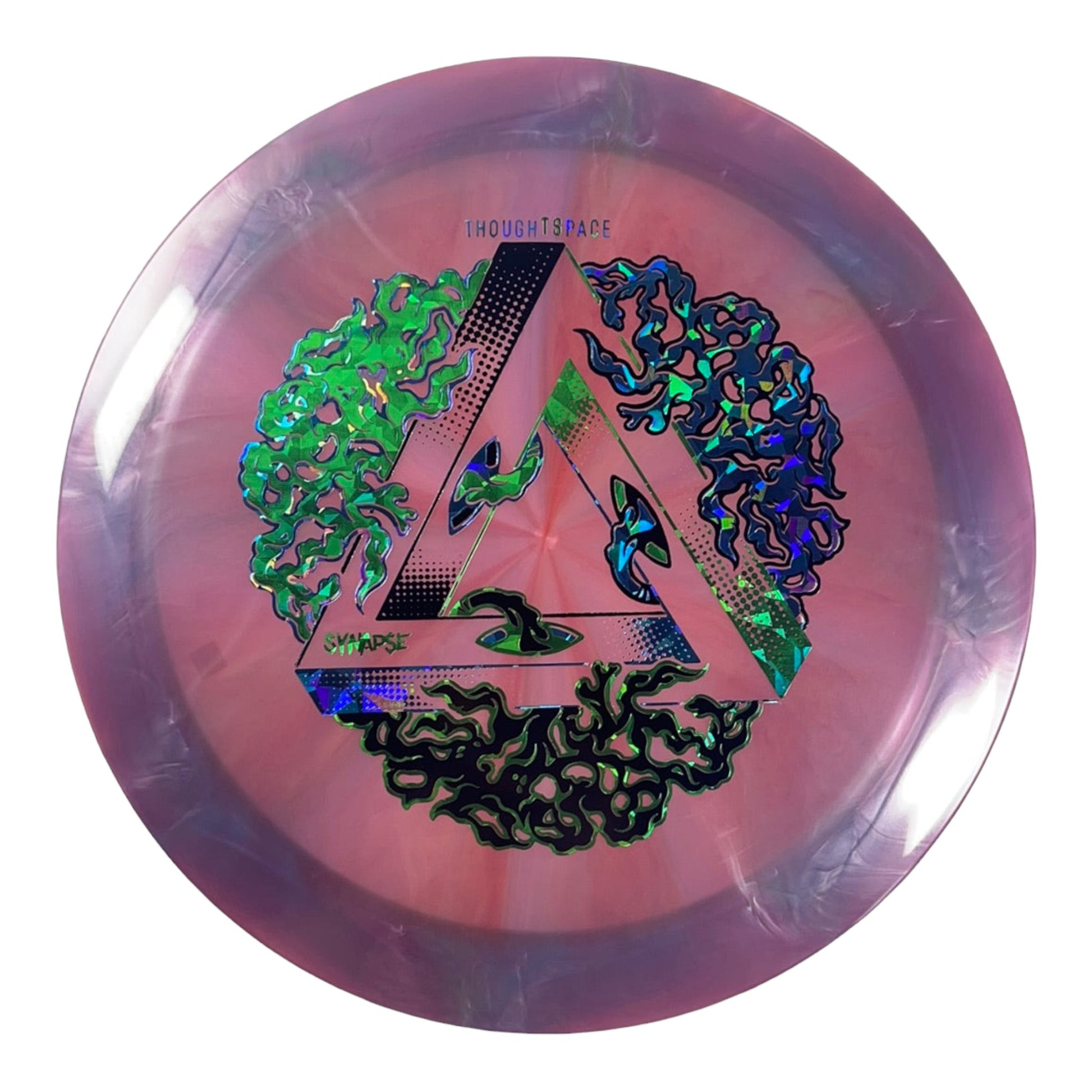 Thought Space Athletics Synapse | Nebula Ethereal | Purple/Green 175g Disc Golf