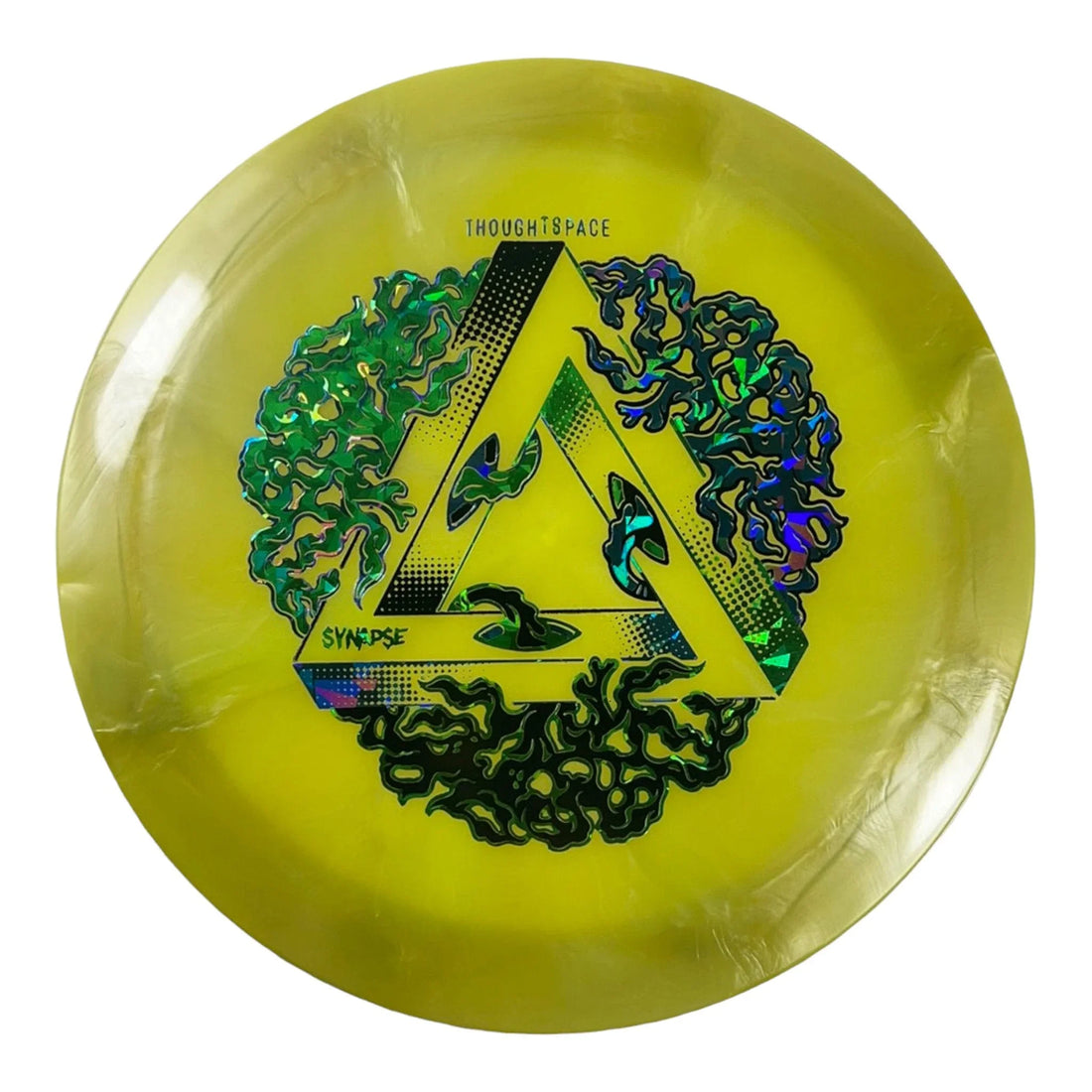 Thought Space Athletics Synapse | Nebula Ethereal | Yellow/Green 175g Disc Golf