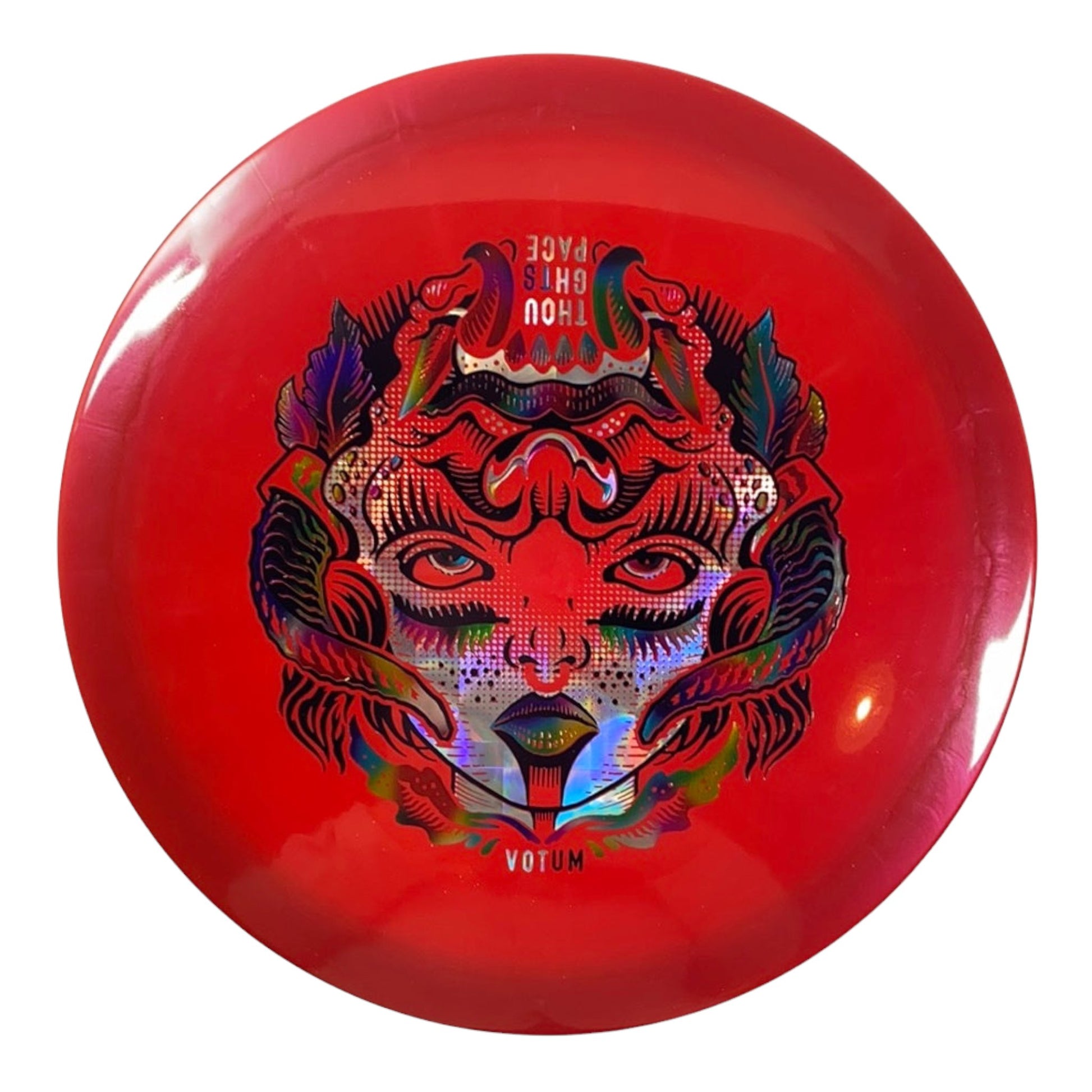 Thought Space Athletics Votum | Ethereal | Red/Rainbow 175g Disc Golf