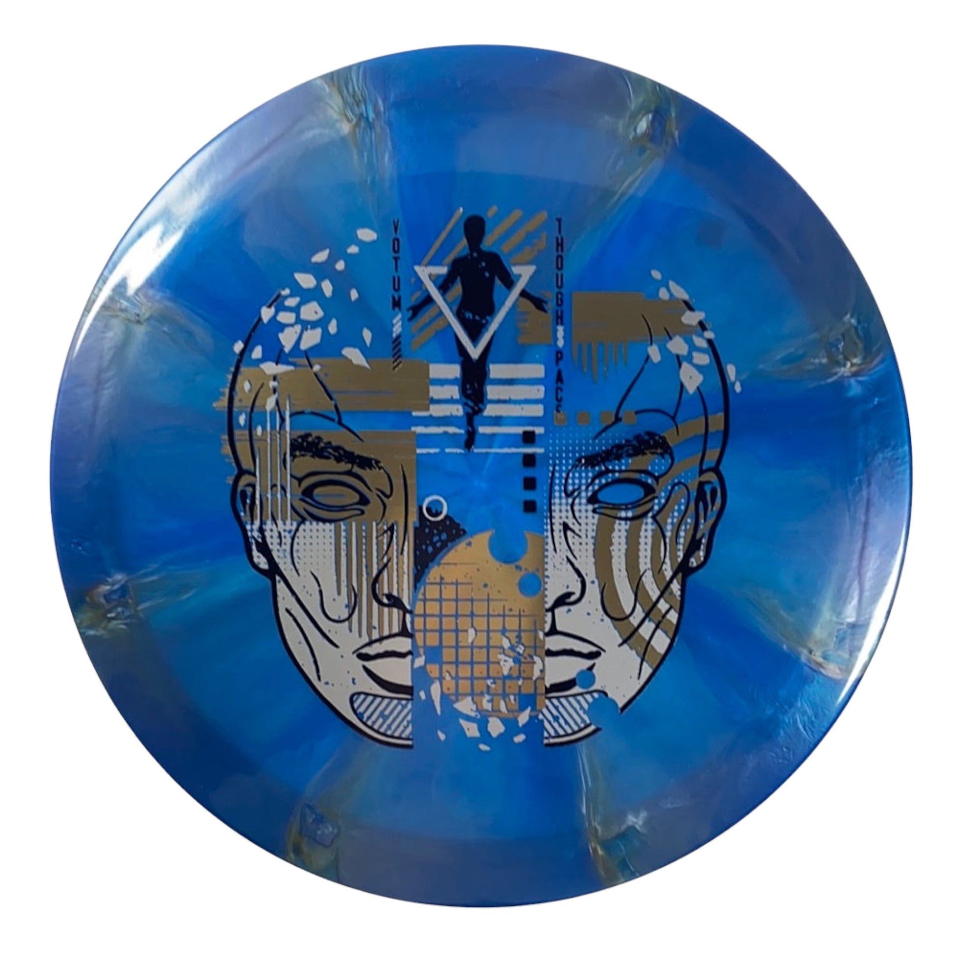 Thought Space Athletics Votum | Nebula Aura | Blue/Metal 173g Disc Golf