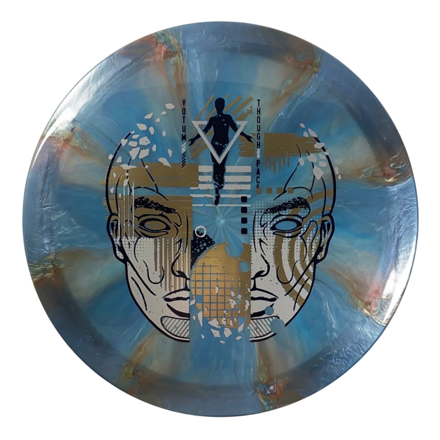 Thought Space Athletics Votum | Nebula Aura | Blue/Metal 174-175g Disc Golf