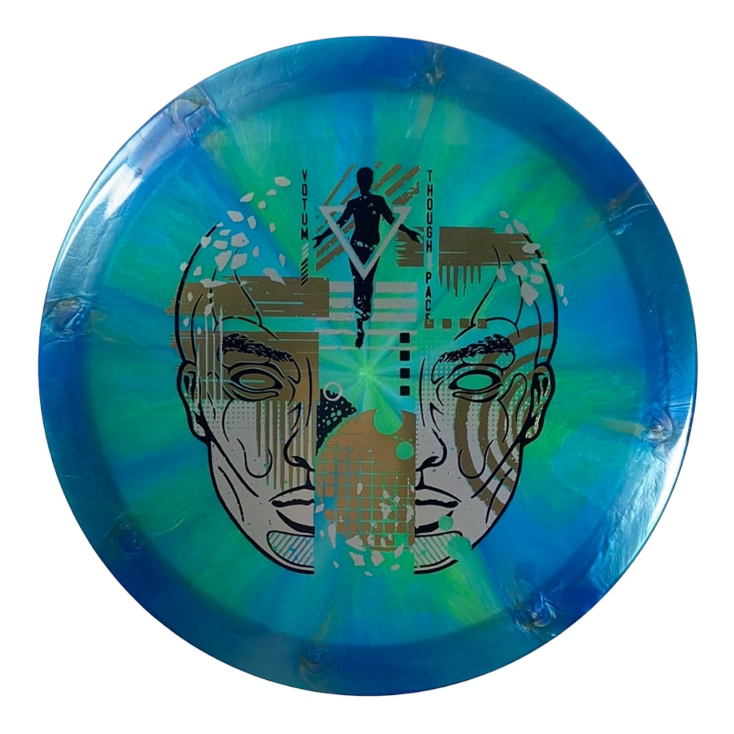 Thought Space Athletics Votum | Nebula Aura | Blue/Metal 174g Disc Golf