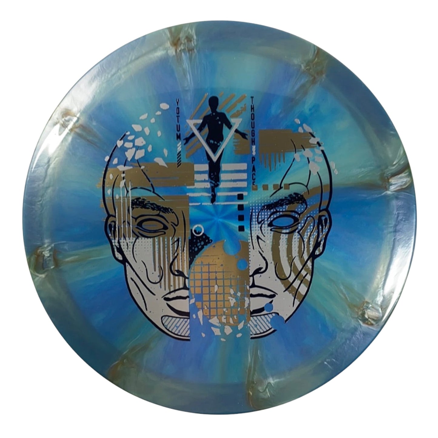 Thought Space Athletics Votum | Nebula Aura | Blue/Metal 175g Disc Golf