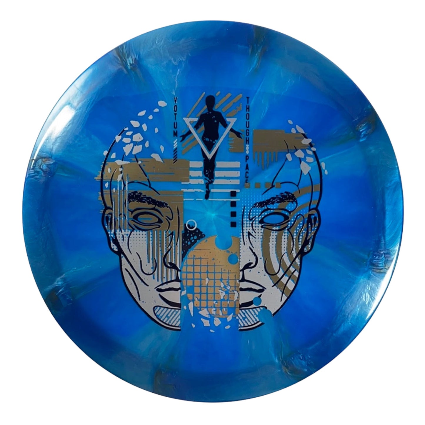 Thought Space Athletics Votum | Nebula Aura | Blue/Metal 175g Disc Golf