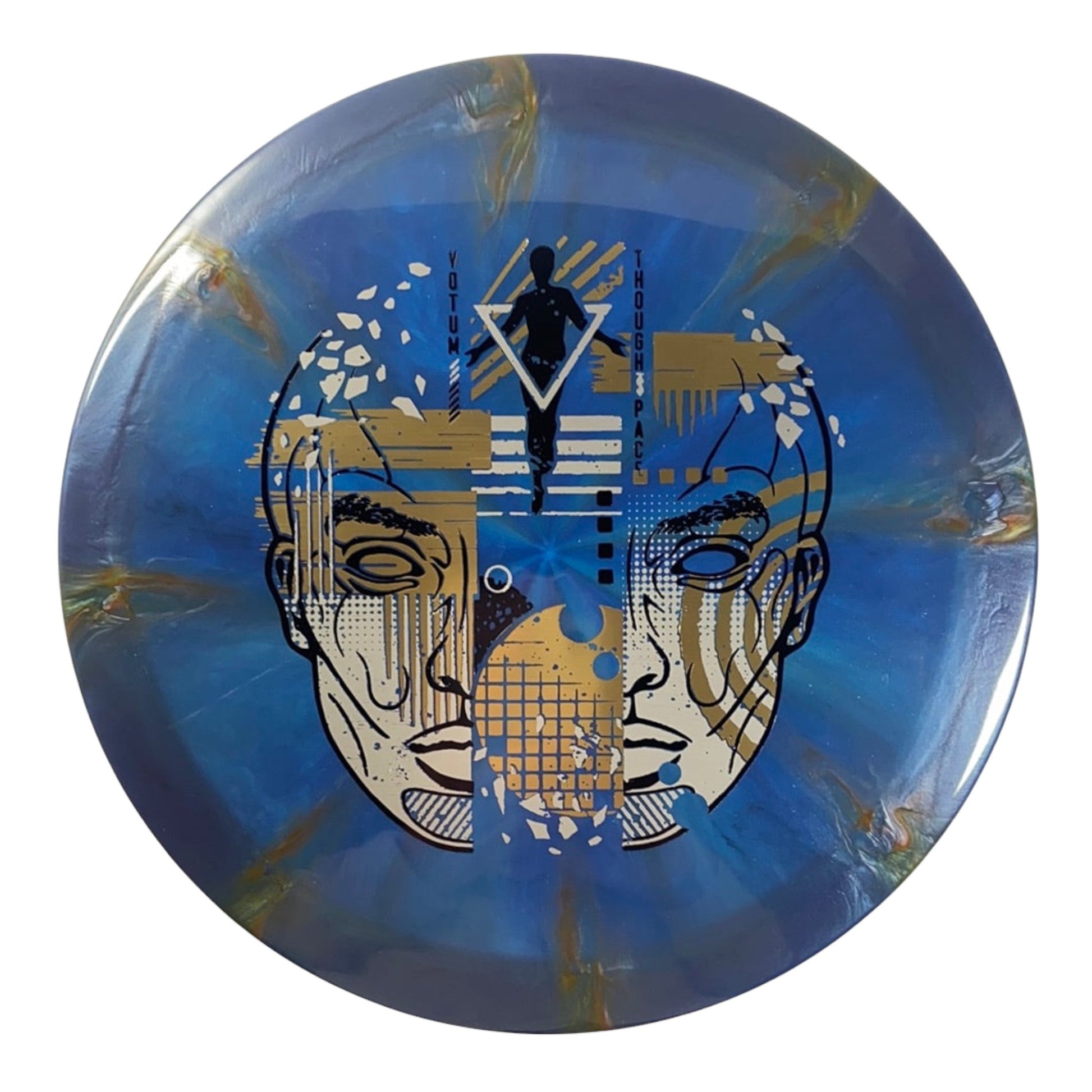 Thought Space Athletics Votum | Nebula Aura | Blue/Metal 175g Disc Golf