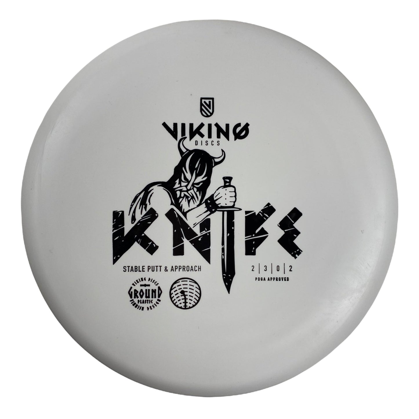 Viking Discs Knife | Ground | White/Black 170g Disc Golf