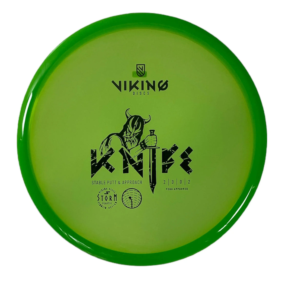 Viking Discs Knife | Storm | Green/Silver 172 - 174g Disc Golf