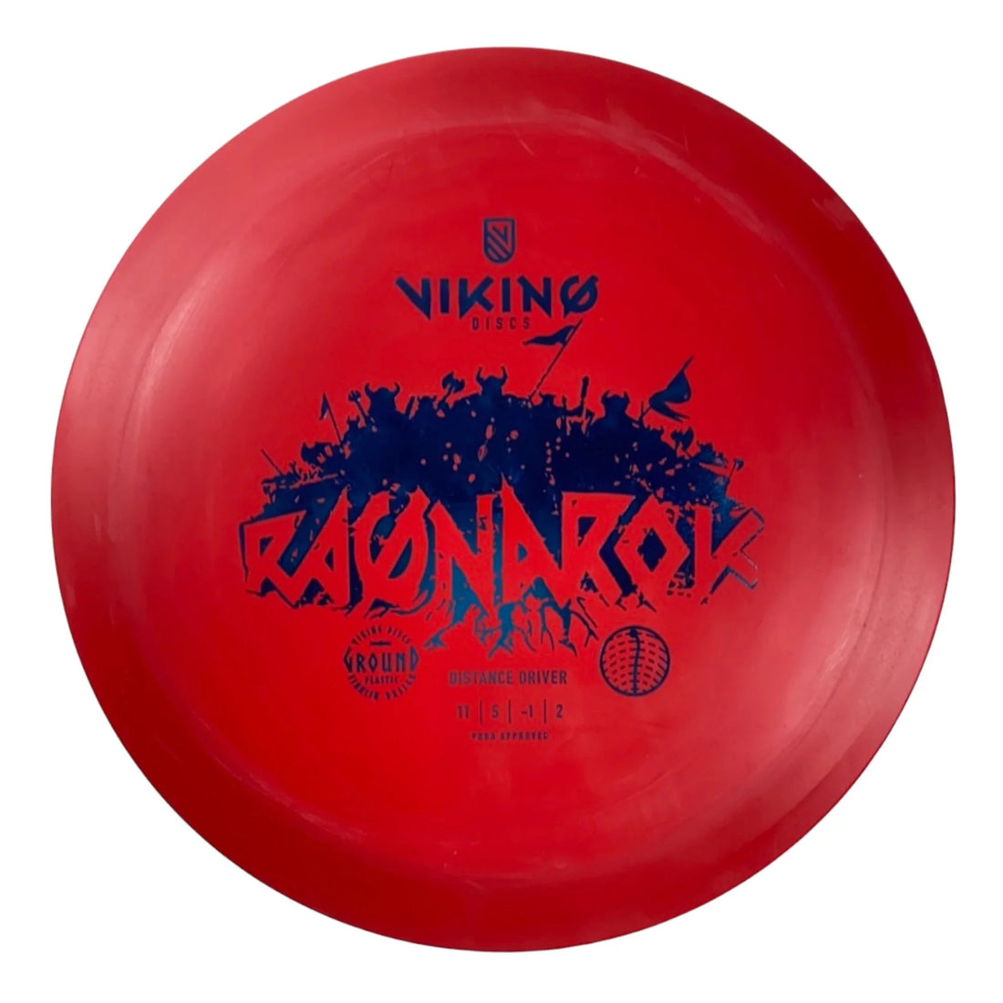 Viking Discs Ragnarok | Ground | Red/Blue 167 - 172g Disc Golf