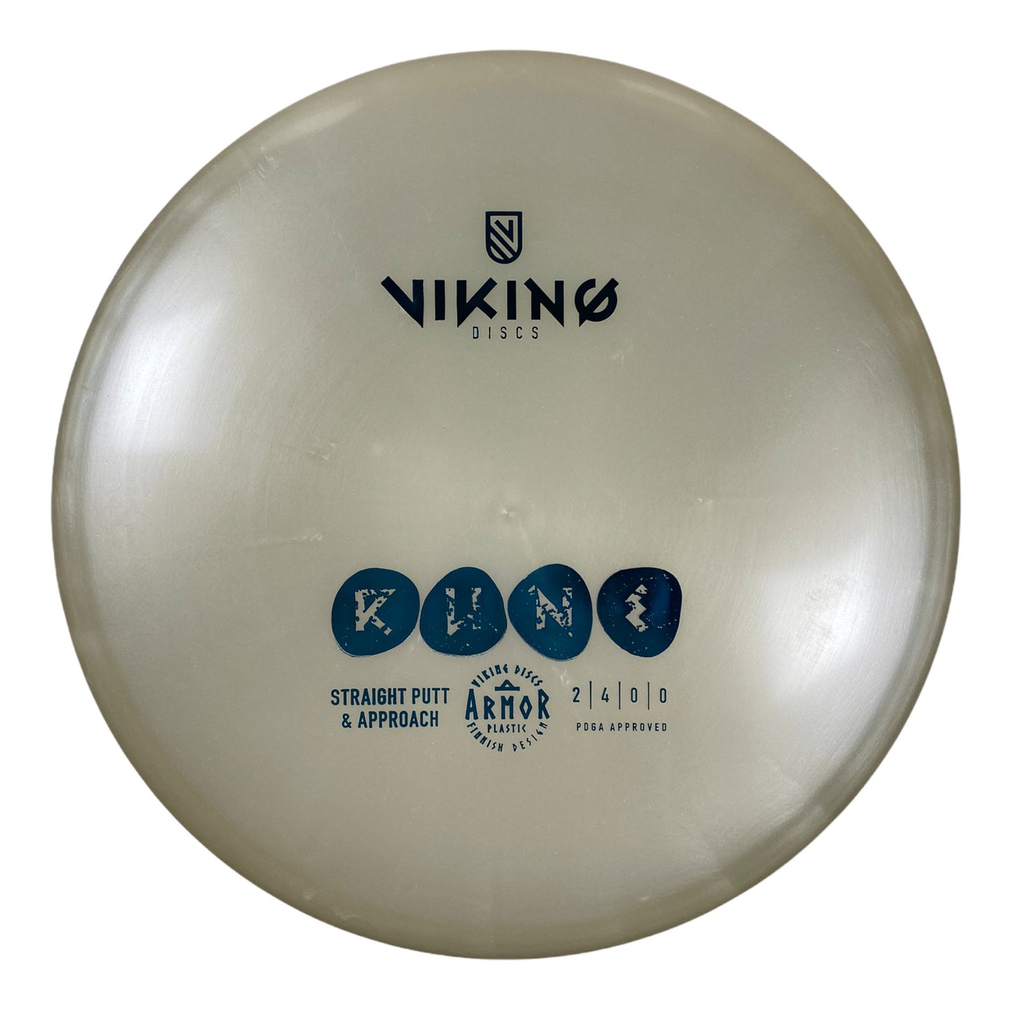 Viking Discs Rune | Armor | White/Blue 172-175g Disc Golf