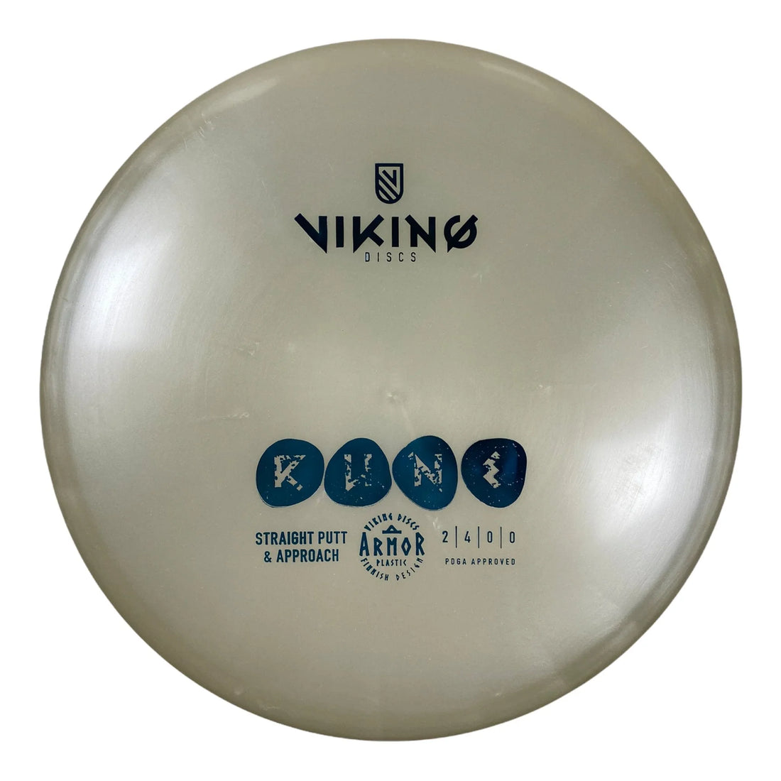 Viking Discs Rune | Armor | White/Blue 172 - 175g Disc Golf