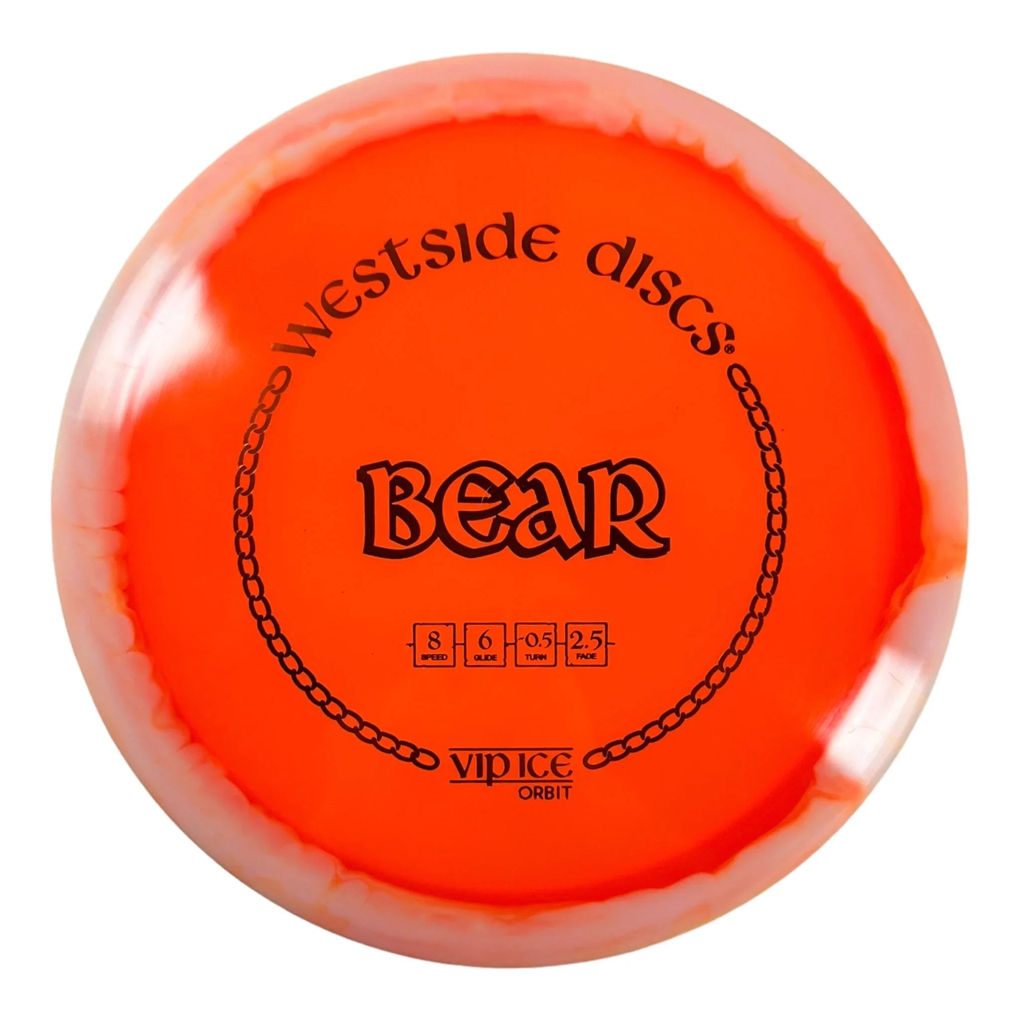 Westside Discs Bear | VIP - Ice Orbit | Orange/Bronze 176g Disc Golf