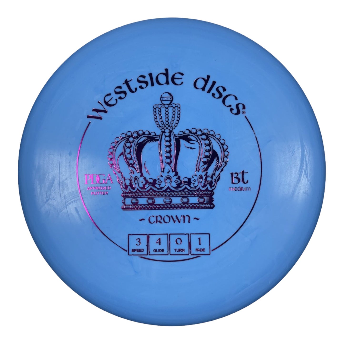 Westside Discs Crown | BT Medium | Blue/Pink 174g Disc Golf