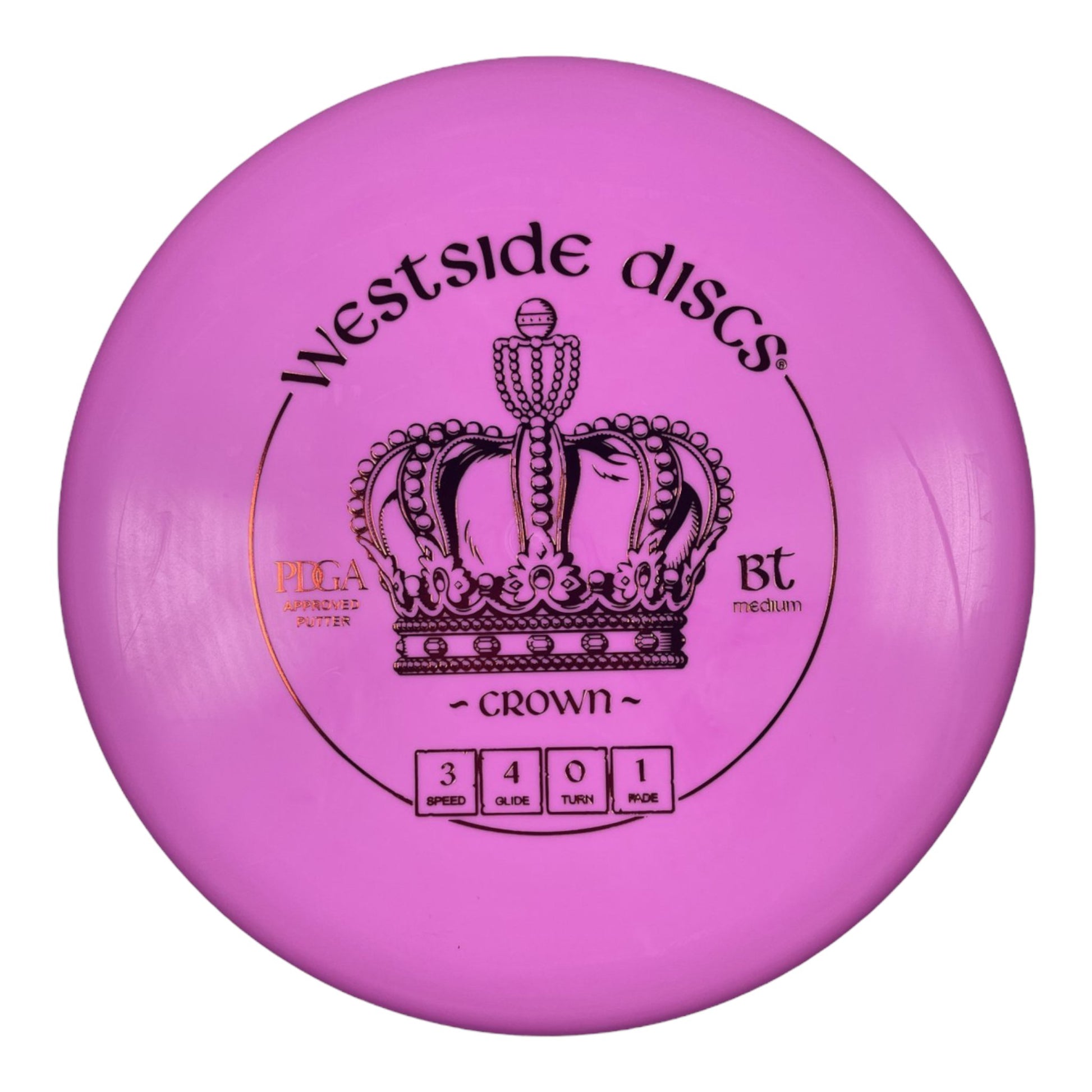 Westside Discs Crown | BT Medium | Pink/Red 174g Disc Golf