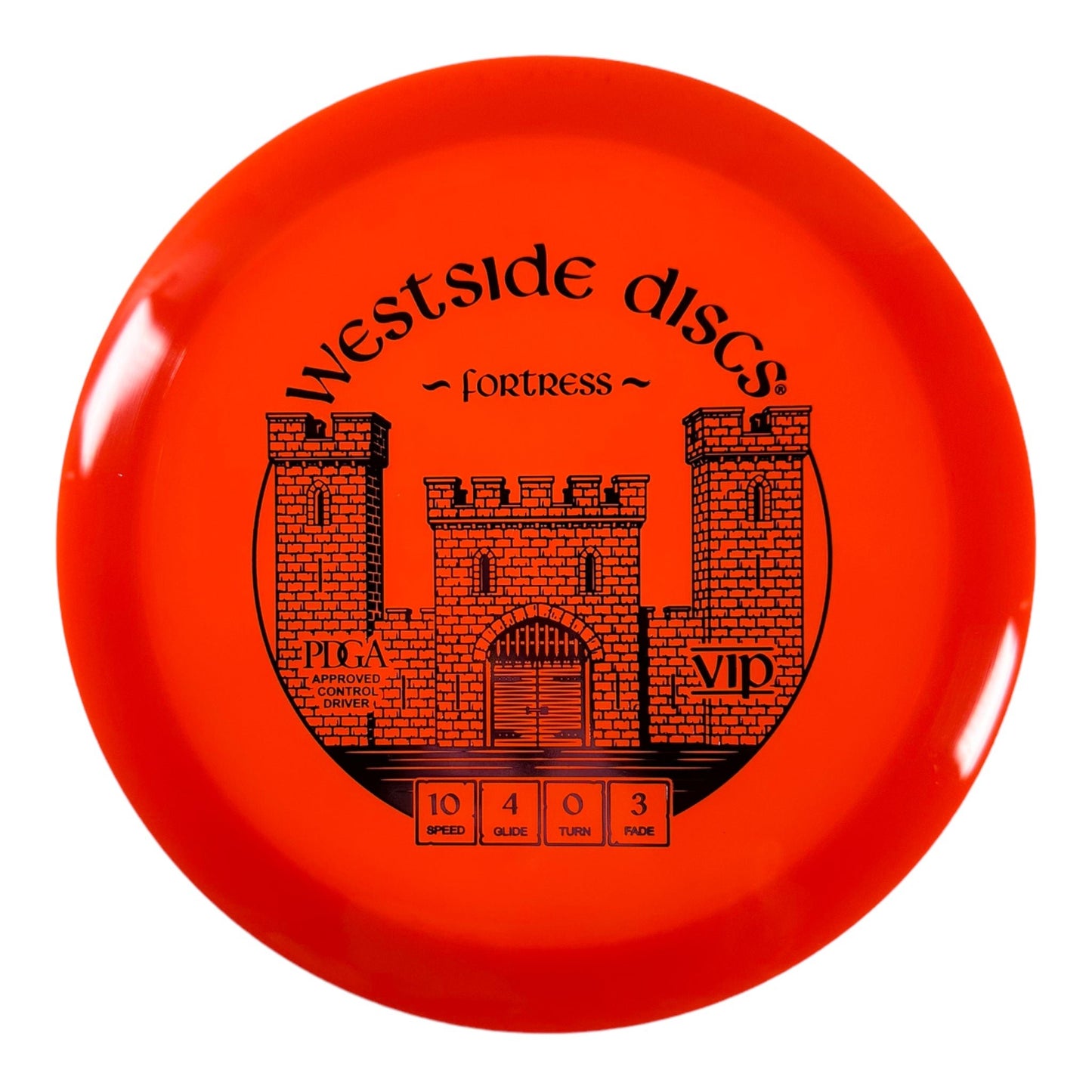 Westside Discs Fortress | VIP | Orange/Pink 176g Disc Golf