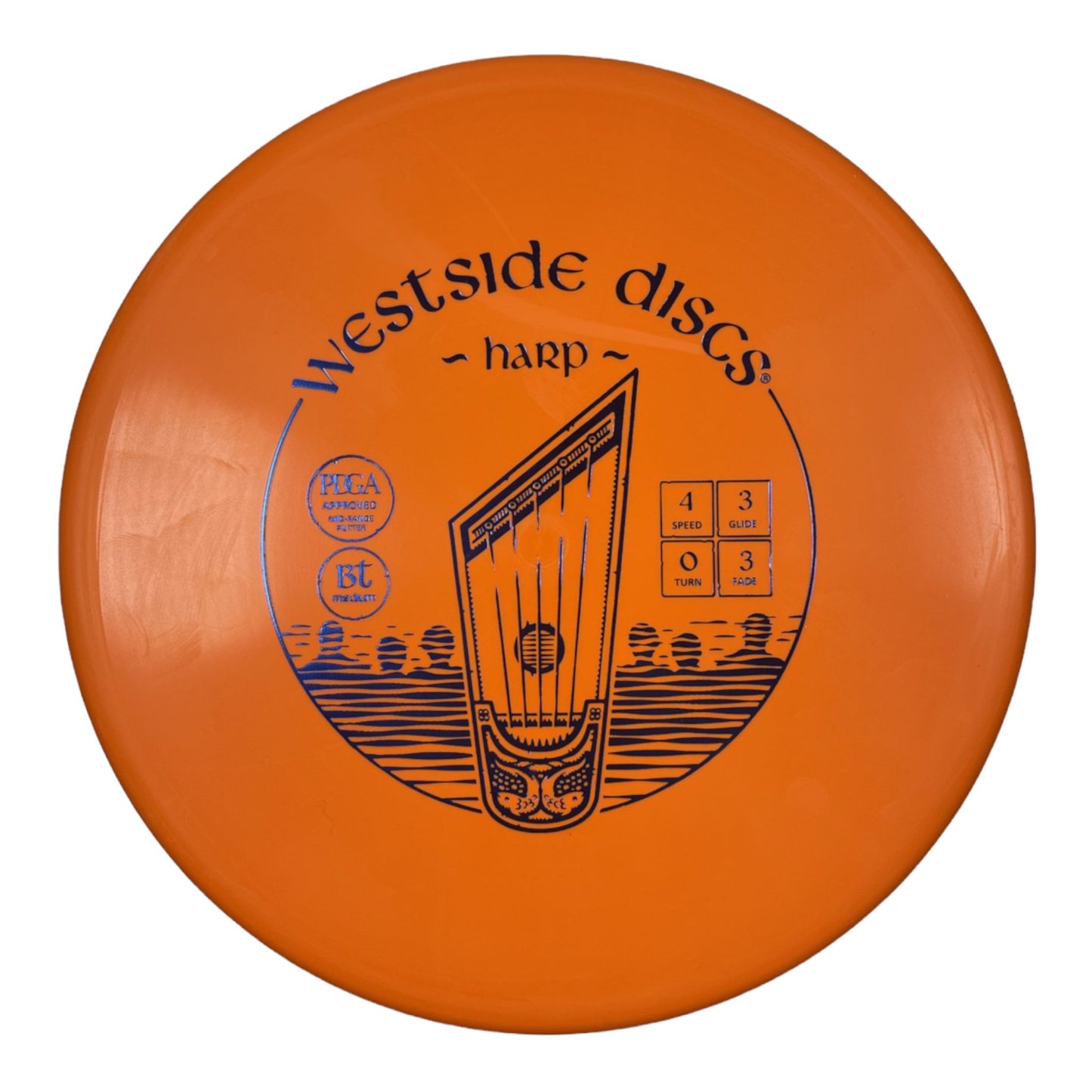 Westside Discs Harp | BT Medium | Orange/Blue 173g Disc Golf