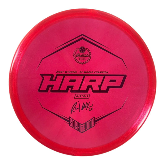 Westside Discs Harp | VIP Ice Glimmer | Red/Blue 175-176g (Ricky Wysocki) Disc Golf