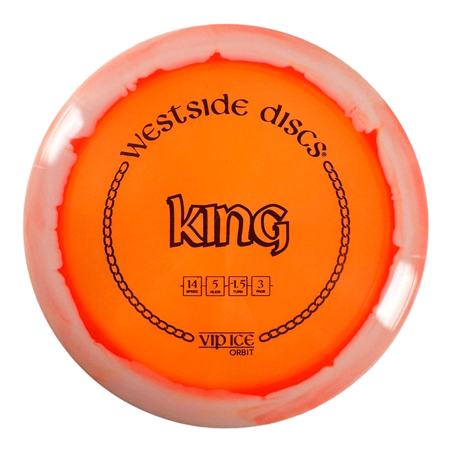 Westside Discs King | VIP Ice Orbit | Orange/Bronze 173-175g Disc Golf