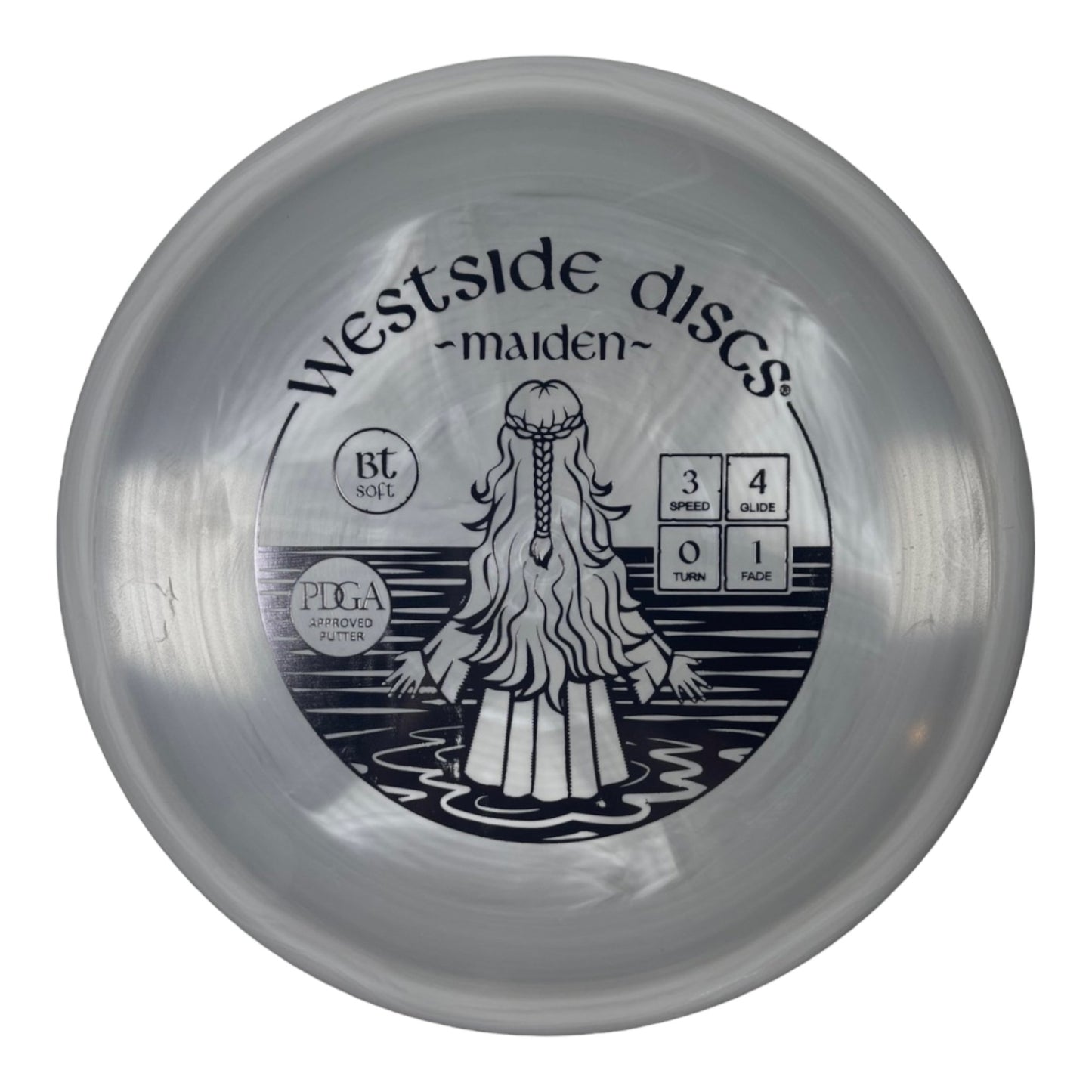 Westside Discs Maiden | BT Soft | Grey/Black Disc Golf
