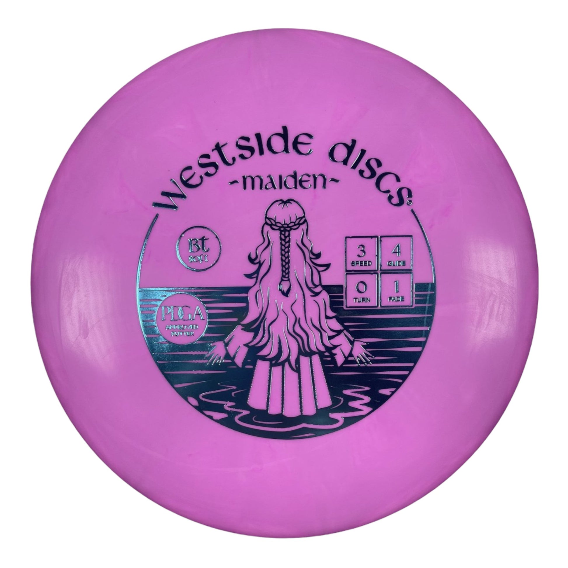 Westside Discs Maiden | BT Soft | Pink/Blue Disc Golf